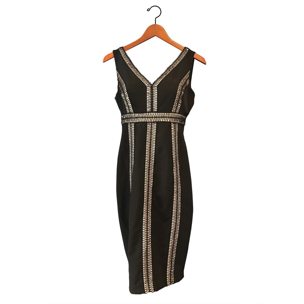 Double V-Neck (Front & Back) Dinner Dress